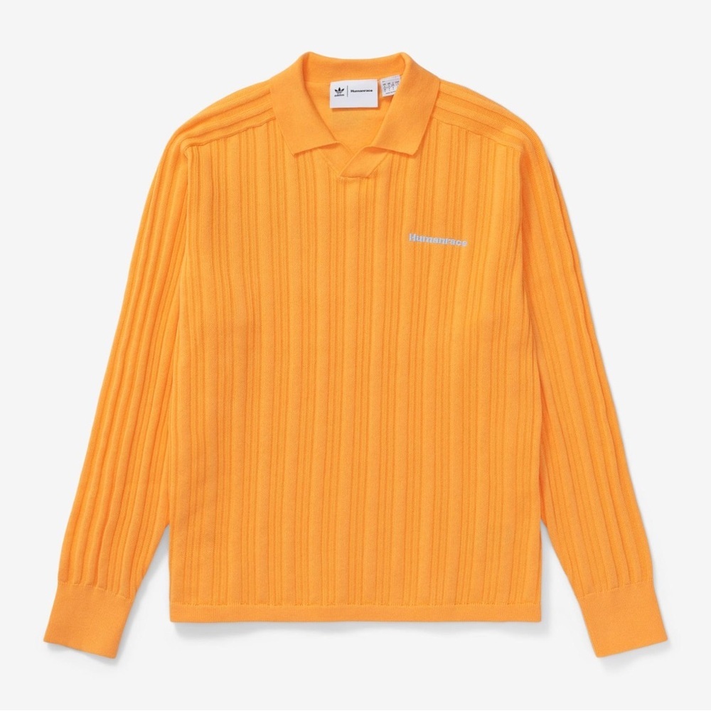 Adidas Pharrell Williams human race knitted knit shirt polo jersey - Picture 6 of 12